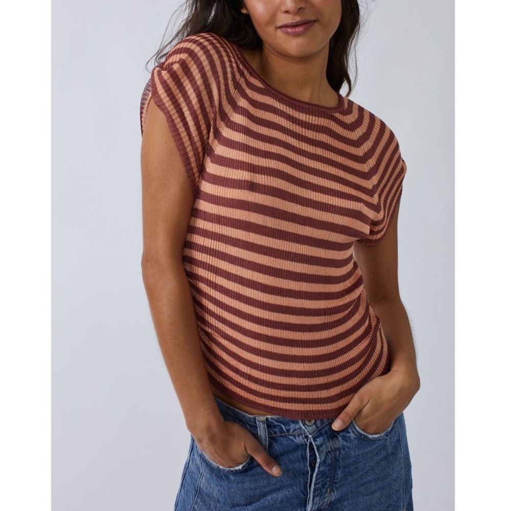 Free People slinky baby tee❤️❤️❤️❤️